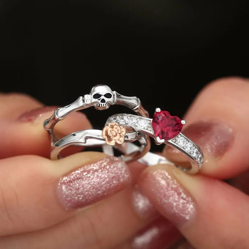 Bague femme acier inoxydable 