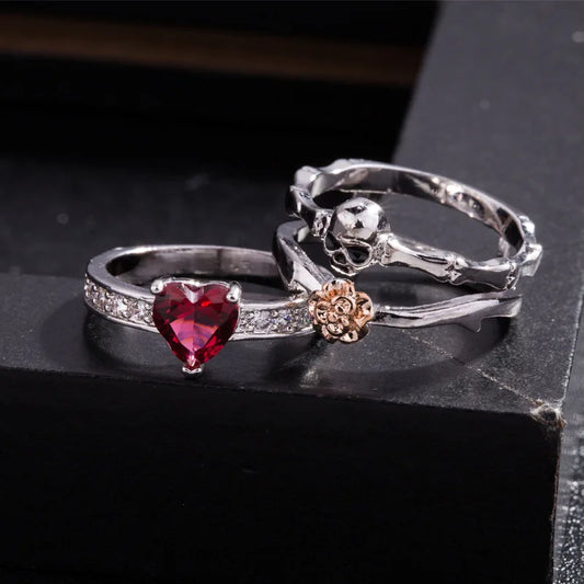 Bague femme acier inoxydable 