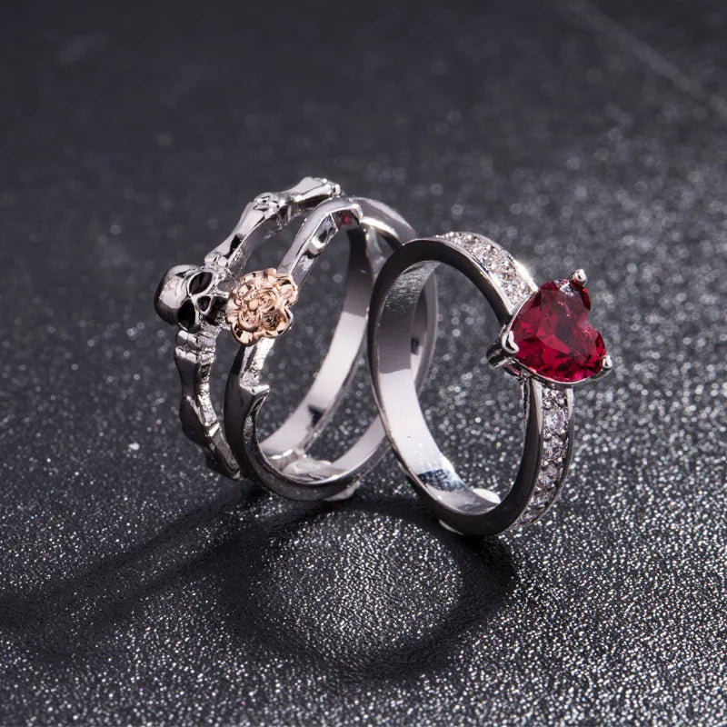 Bague femme acier inoxydable 