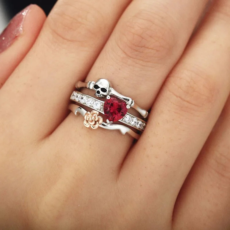 Bague femme acier inoxydable 