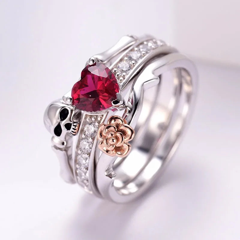Bague femme acier inoxydable 